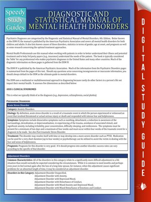 cover image of Diagnostic and Statistical Manual of Mental Health Disorders